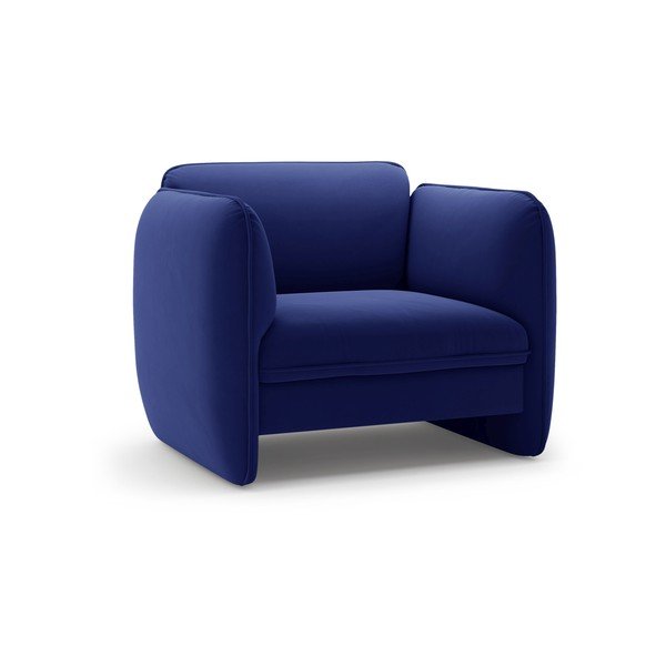 Синьо  кадифено кресло Georgia – Micadoni 