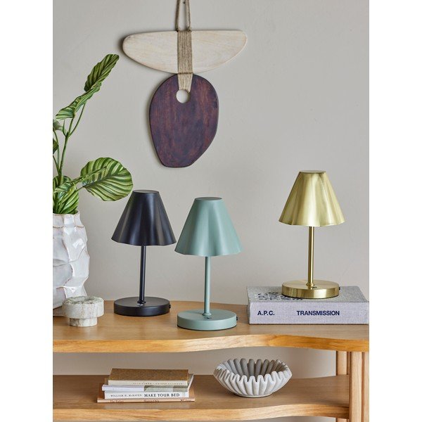 LED настолна лампа в месингов цвят с метален абажур (височина 28 cm) Lianna – Bloomingville-image-3