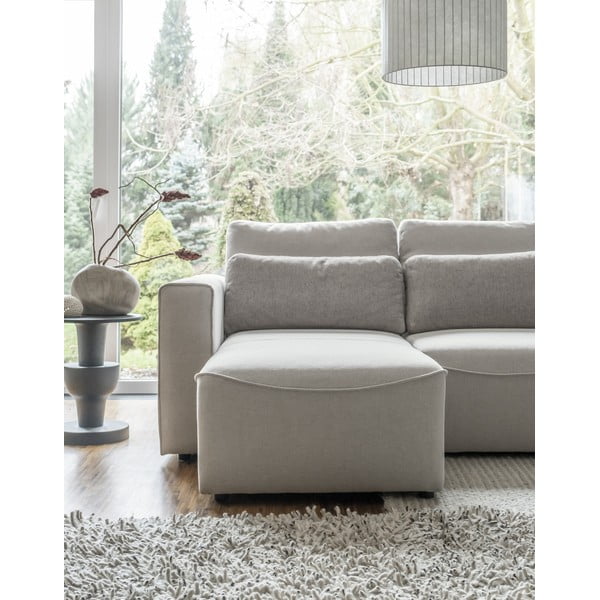 Кремав ъглов разтегателен диван (U-образен) Homely Tommy - Miuform-image-4