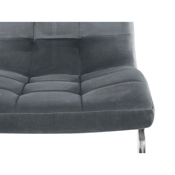 Сиви кадифени трапезни столове в комплект от 2 бр. Lola – Støraa-image-4