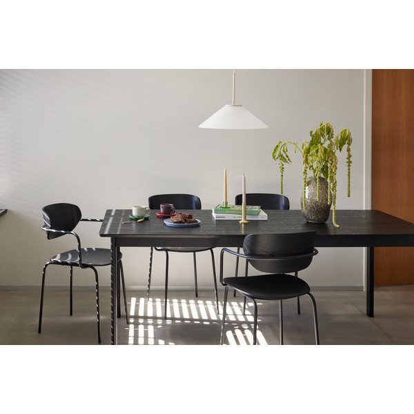 Черна трапезна маса 95x195 cm Dapper – Hübsch-image-1