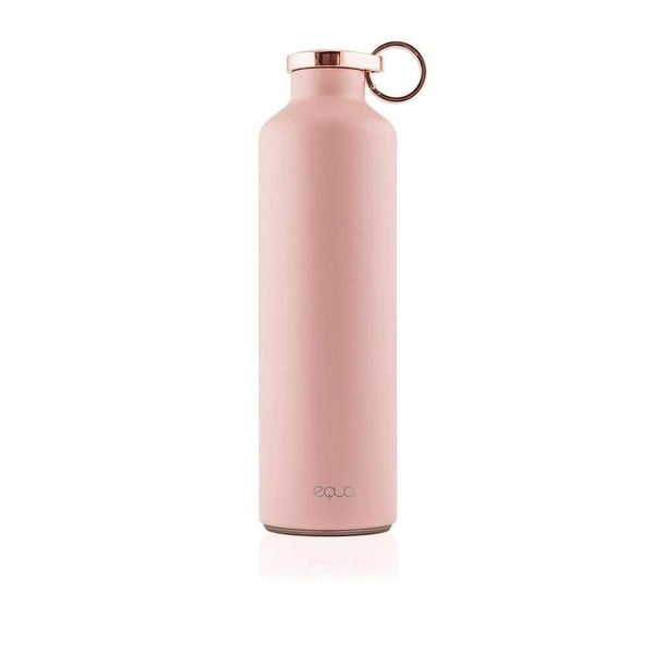 Розова пътна бутилка от неръждаема стомана 0,68 л Basic - Equa