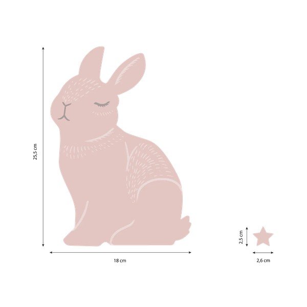 Лист със стикери 30x42 cm Vintage Rabbit - Lilipinso-image-2