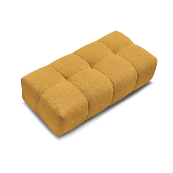 Шенилова табуретка  в цвят горчица Everest – Bobochic Paris-image-4