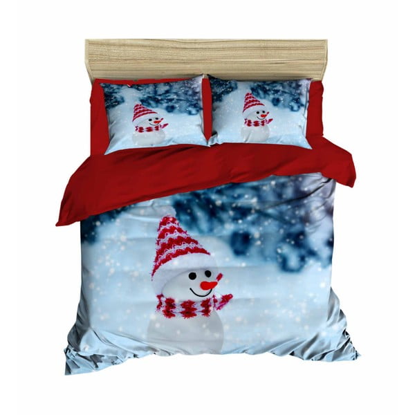 Коледно спално бельо за двойно легло с чаршаф Leo, 200 x 220 cm - Mijolnir