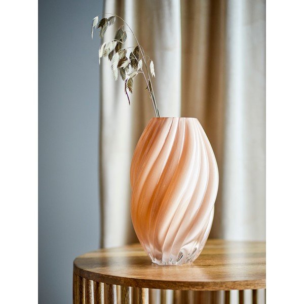 Оранжева стъклена ваза (височина 30 cm) Kanji – Bloomingville-image-1