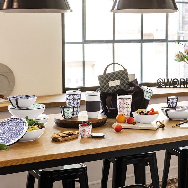 Зелена и бяла порцеланова чаша за пътуване Villeroy & Boch , 350 ml Like To Go - like | Villeroy & Boch-image-4