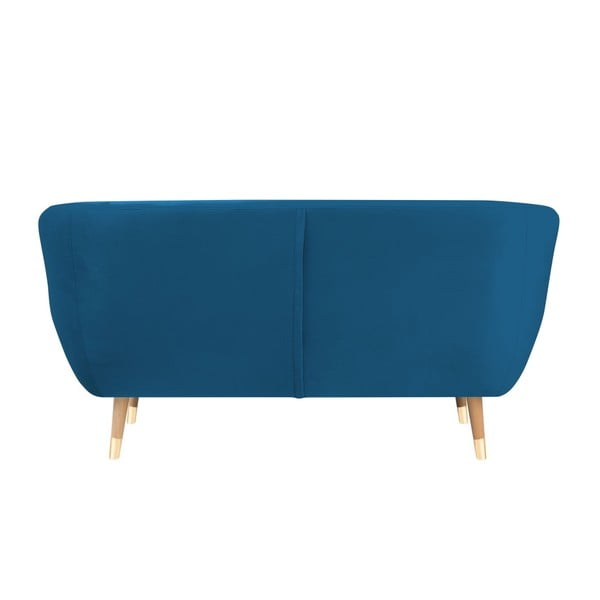 Диван от синьо кадифе , 158 cm Benito - Mazzini Sofas-image-4