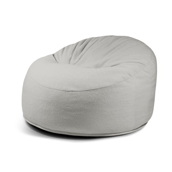 Светлосив пуф от букле Om 110 – SLOWDOWN