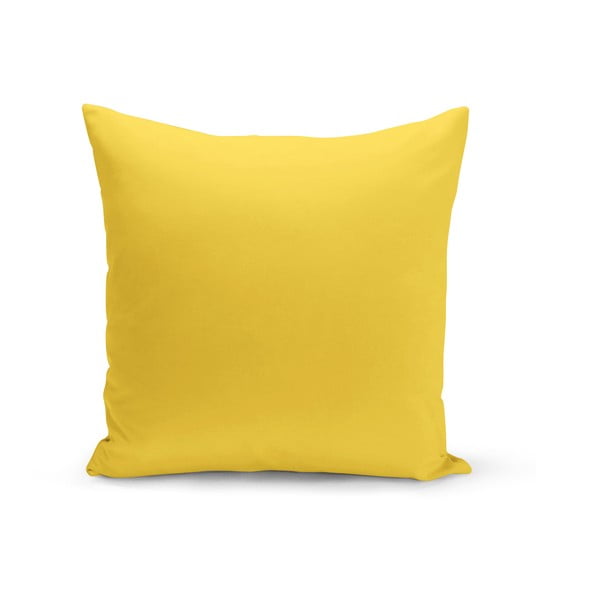 Жълта декоративна възглавница Kate Louise Lisa, 43 x 43 cm