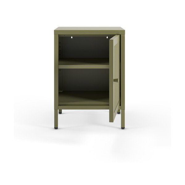 Зелено нощно шкафче Fayna – Marckeric-image-1