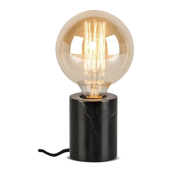 Черна настолна лампа с мраморна основа Athens - it's about RoMi-image-1