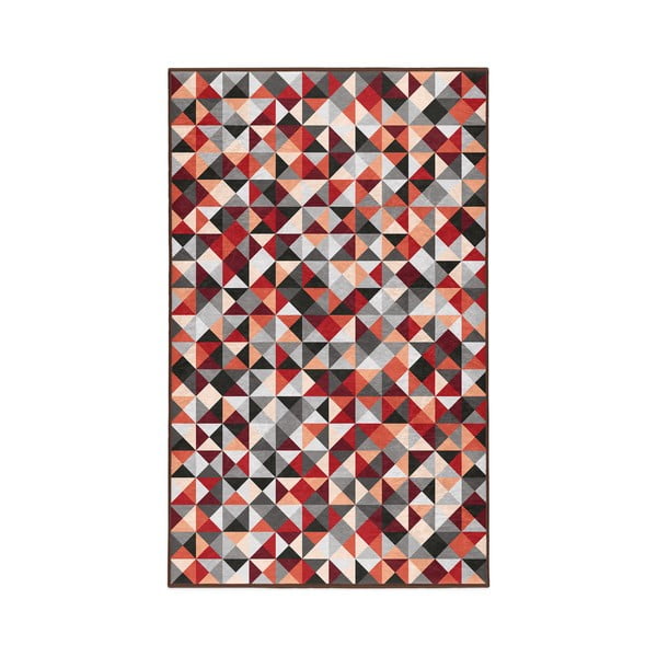 Червено-сив килим подходящ за пране 80x150 cm Ignite – Mila Home