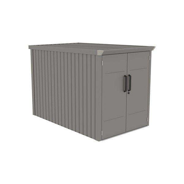 Сив градински шкаф Avocado B – Rojaplast-image-4