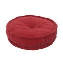 Červený sedací vak Posh Velvet – Yellow Tipi