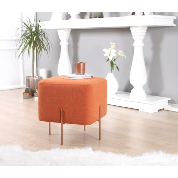 Оранжева табуретка Copper – Artie-image-2
