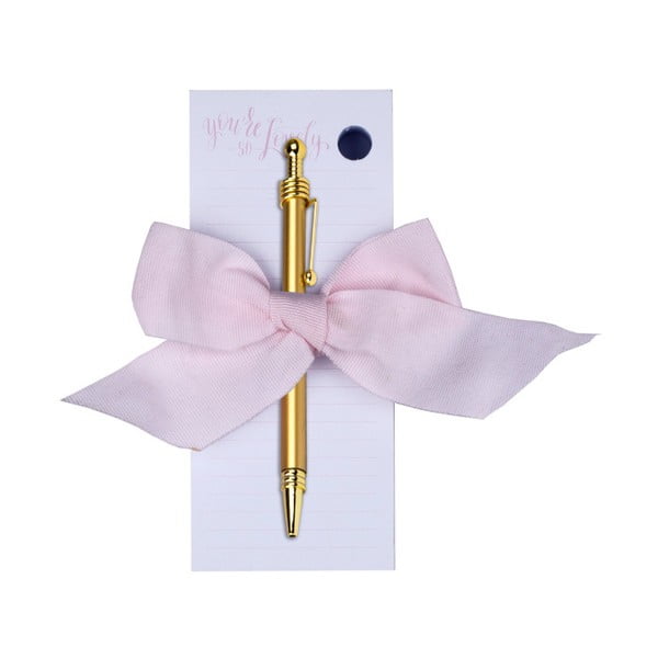 Bloček na poznámky s propiskou Tri-Coastal Design Rosé-image-1