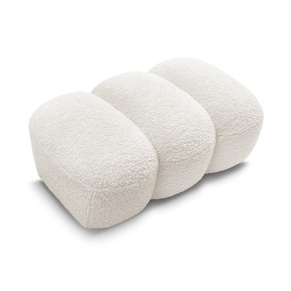 Бяла табуретка  от прежда с примки от букле Hippolyte – Bobochic Paris-image-4