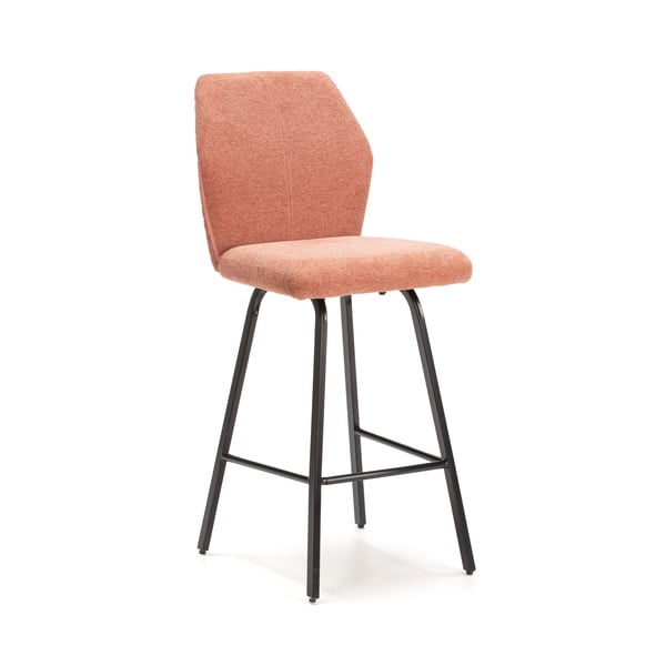 Бар столове в цвят сьомга в комплект от 4 броя 65 см Bei - Marckeric