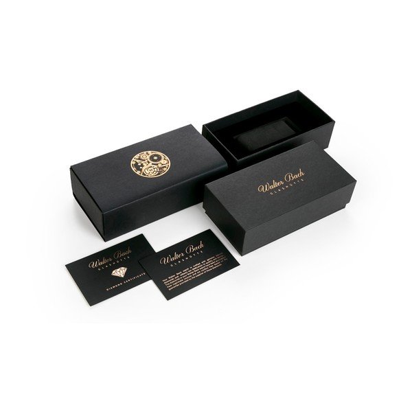 Дамски часовник с бяла каишка от естествена кожа Union - Walter Bach-image-2