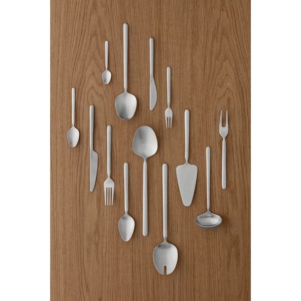 Десертни вилици в комплект 4 бр. от неръждаема стомана в матово сребрист цвят за 4 души Stella – Blomus-image-1