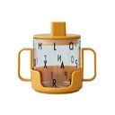 Горчичножълта бебешка чаша Grow With Your Cup Grow with Your Cup - Design Letters