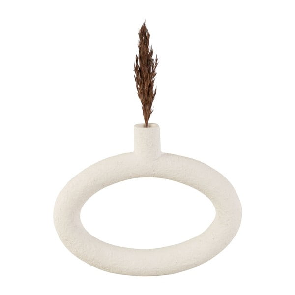 Кремава ваза Овална, височина 20,5 cm Ring - PT LIVING-image-2