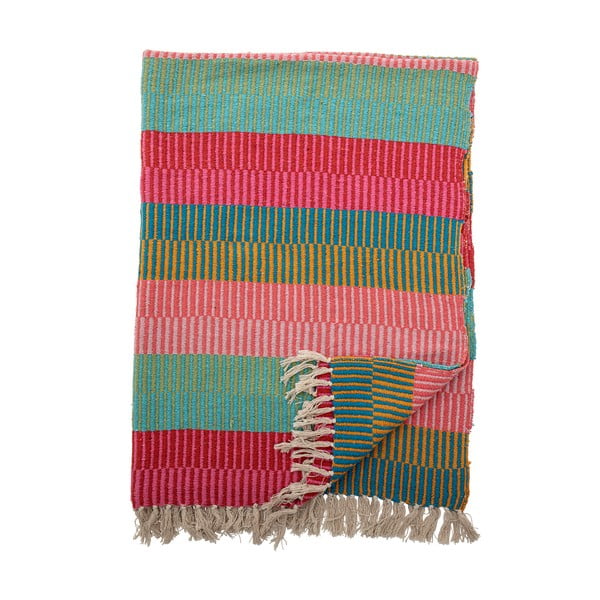 Одеяло от рециклиран памук 130x160 cm Isnel - Bloomingville-image-3