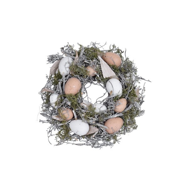 Velikonoční dekorativní věnec Ego Dekor Feathers and Moss, ⌀ 25 cm