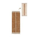 Памучна пътека в тухлен и бежов цвята 80x230 cm Duetto Toffee – Lorena Canals