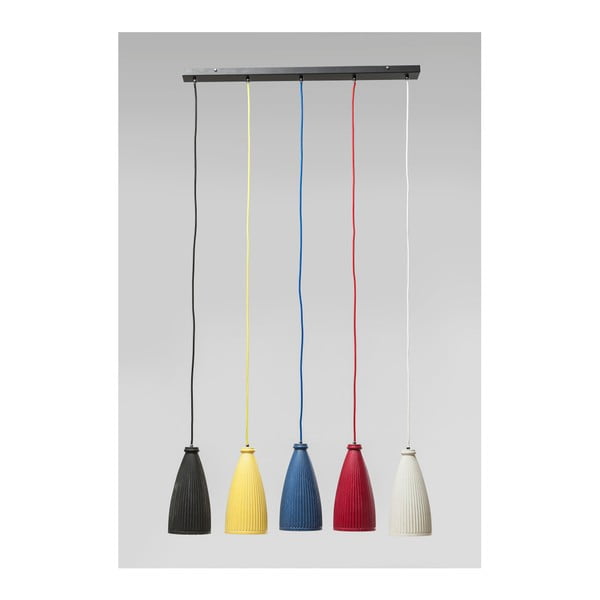 Závěsné svítidlo s 5 stínidly Kare Design Art Colore