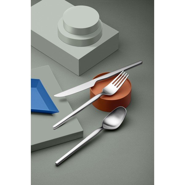 Прибори за хранене от неръждаема стомана в сребрист цвят 16 бр. Dorotea – Gense-image-2