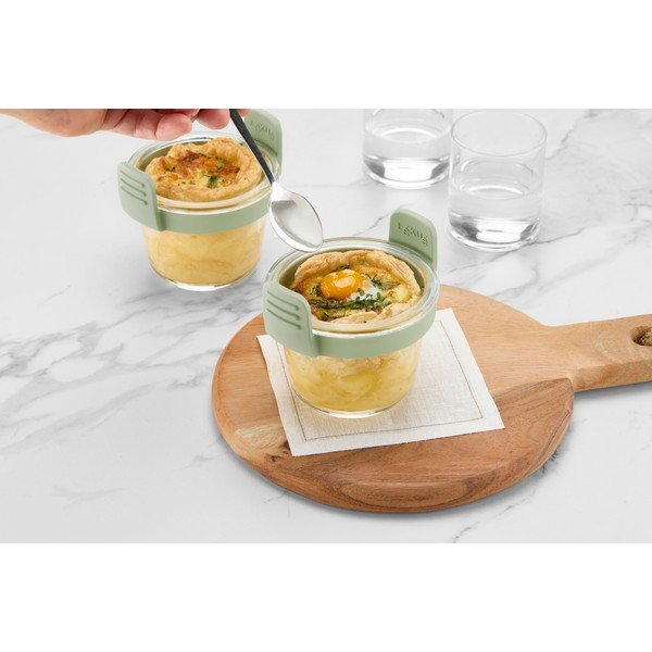 Стъклени форми за печене 4 бр. ø 9,5 cm – Lékué-image-3