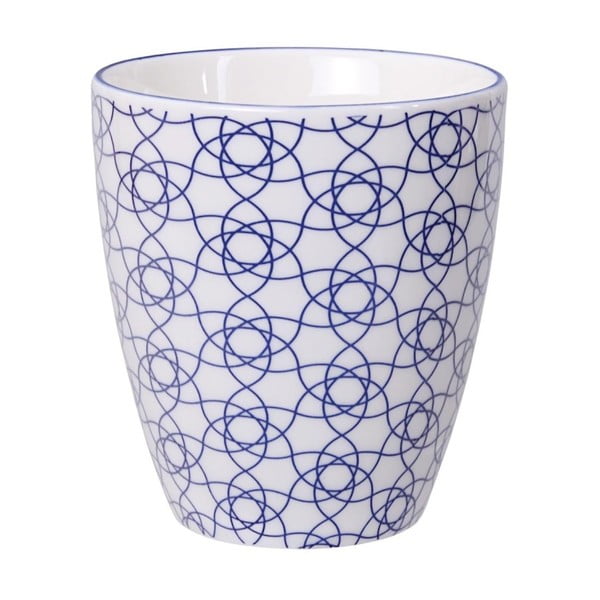 Modrý porcelánový hrnek na čaj Tokyo Design Studio Stripe