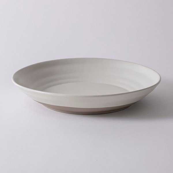 Кремава глинена купа за сервиране ø 30,5 cm Clyde – Ladelle-image-1