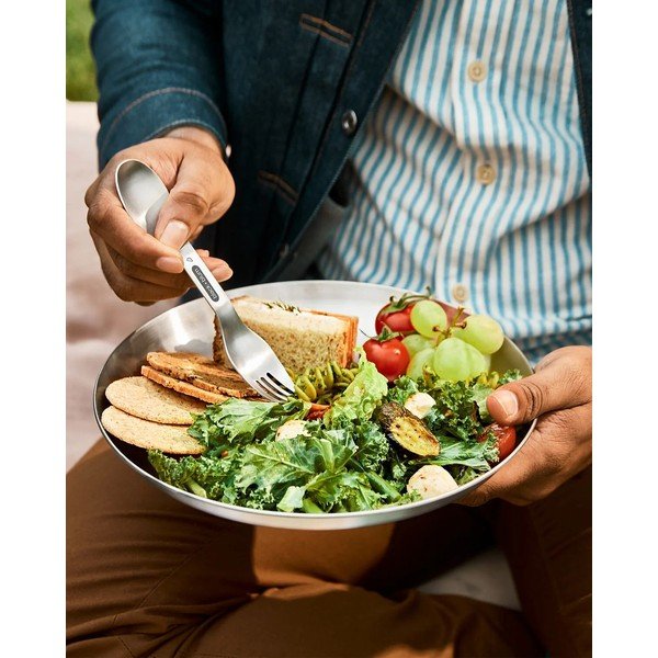 Чинии в комплект 4 бр. от неръждаема стомана в сребрист цвят ø 25,5 cm – Black + Blum-image-1