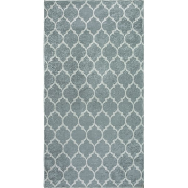 Светлосив и кремав килим, който може да се мие, 150x80 cm - Vitaus