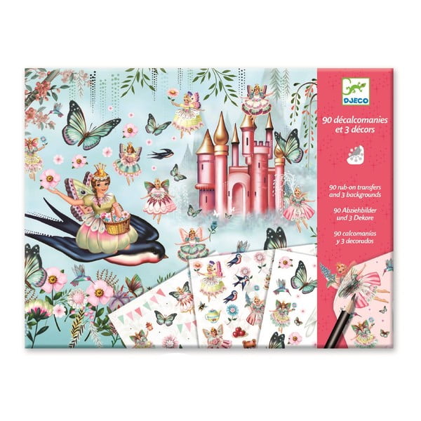 Детски творчески комплект с екструдирани картинки Fairyland - Djeco-image-2
