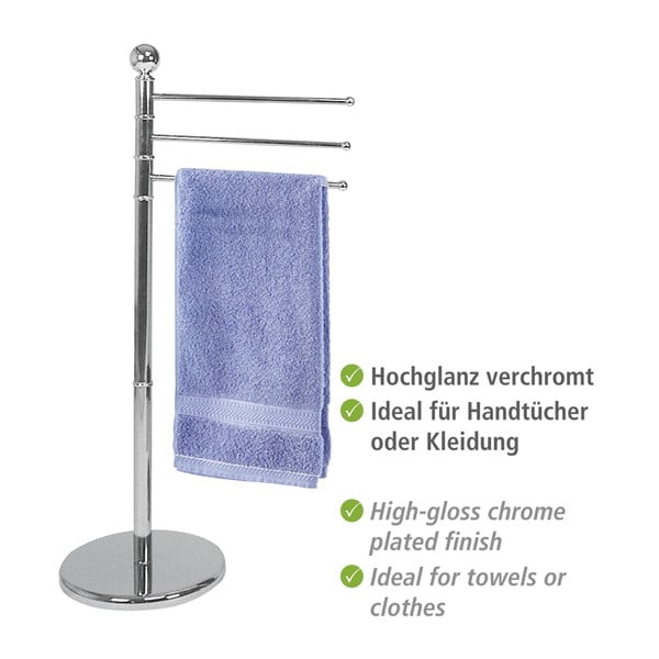 Хромирана поставка за кърпи - Wenko-image-4