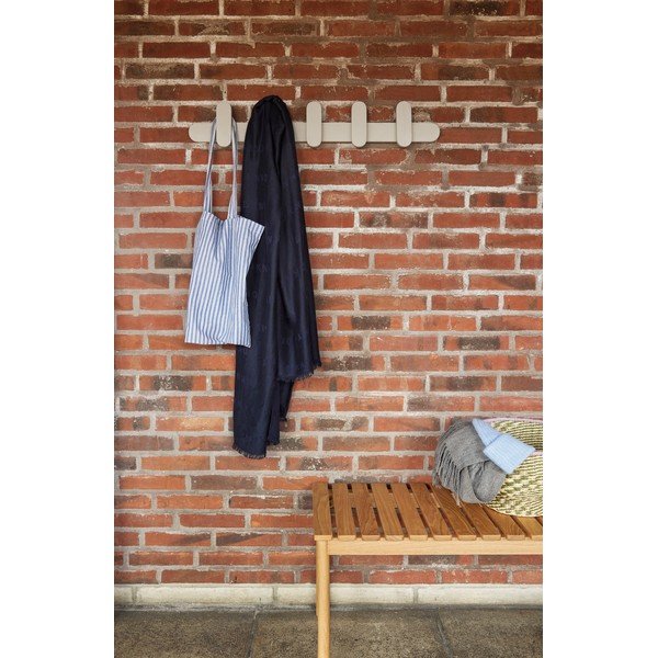 Светлокафява пейка Row – Hübsch-image-2