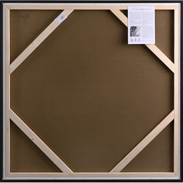 Ръчно рисувана картина 100x100 cm Once Again – Malerifabrikken-image-2