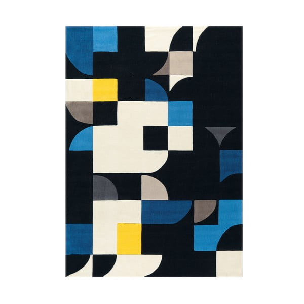 Ručně tkaný koberec Spirit Blue, 140x200 cm