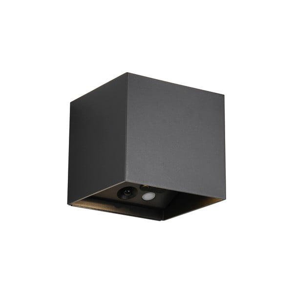 LED стенно външно осветително тяло с USB със сензор за движение (височина 10 cm) Genie – Trio