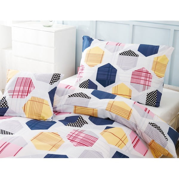 Спално бельо за единично легло от микросатен, 3 части 140x200 cm Amelie - My House-image-1