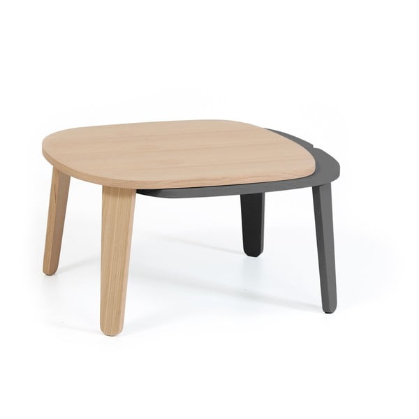 Rozkládací stolek s tmavě šedými detaily HARTÔ Colette
