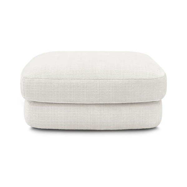 Бяла шенилова табуретка Leonore – Bobochic Paris-image-3