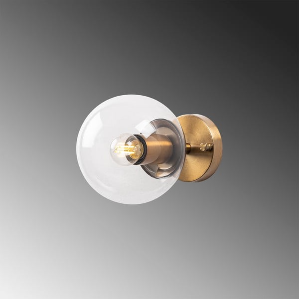 Стенна лампа в месингов цвят ø 15 cm Atmaca – Opviq lights-image-4