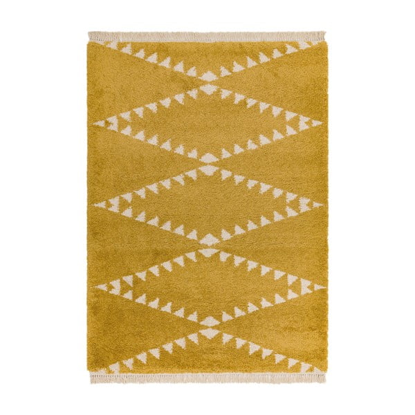 Килим в цвят горчица 200x290 cm Rocco – Asiatic Carpets