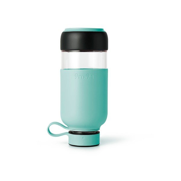 Тюркоазена бутилка за пътуване стъклена бутилка  500 ml To Go – Lékué-image-4