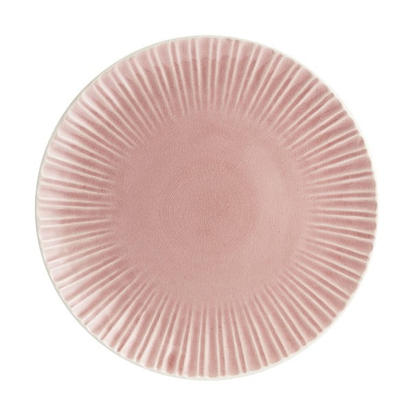 Růžový kameninový talíř Ladelle Mia, ⌀ 27,5 cm